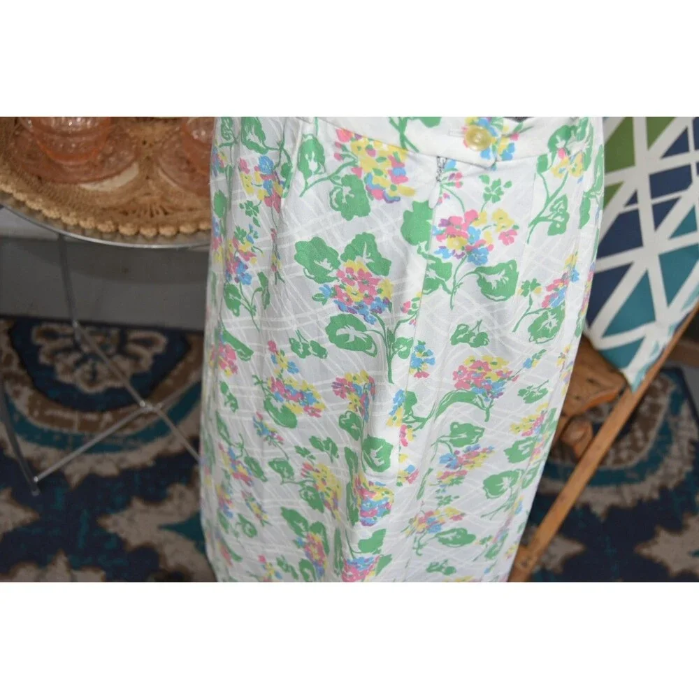 Vintage 1970s Gordons of Philadelphia Skirt High Waist Boho Mod Size Medium